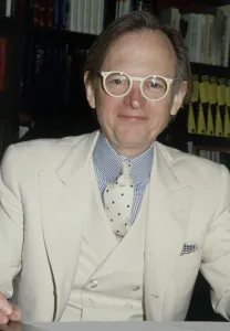 Tom Wolfe american author and journalist pictured during book signing for his first novel