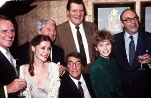 Tommy Cooper comedian and entertainer at a Variety Club Lunch with Dean Martin Dickie