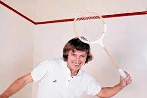 Tommy Steele Comedian Singer Actor Playing Squash October 1974