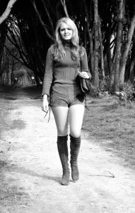 Tonia Kinchin, 20 of Worthing, Sussex is a product demonstrator March 1971