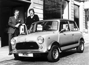 Tony Ball managing director of Austin Morris with son Kevin Ball, September 1979