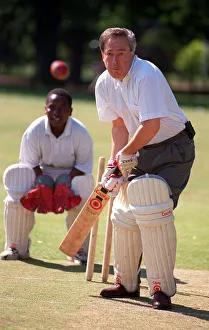 Core59 Prints: Tony Banks playing cricket at Cricket clinic West Ham Park July 1997