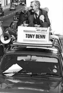 Somerset Prints: Tony Benn, M. P. seen here out on the campaign trail during the 1979 General Election