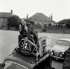 00592 Prints: Tony Benn, Member of Parliament for Bristol South East, General Election Campaign 1955