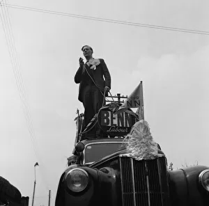 00592 Prints: Tony Benn, Member of Parliament for Bristol South East, General Election Campaign 1955