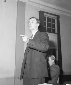 00592 Prints: Tony Benn, Member of Parliament for Bristol South East, General Election Campaign 1955