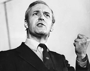 Tony Benn seen here talking in Newcastle 27th October 1977