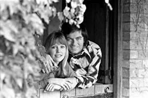 Images Dated 5th September 1974: Tony Blackburn at home in Cookham Dean, Berkshire, with his wife Tessa Wyatt