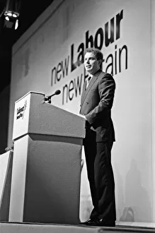 Tony Blair addressing the North West Labour Regional conference in Southport