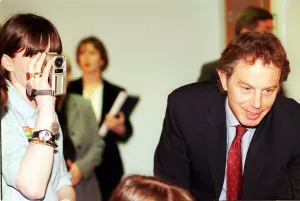Tony Blair in Glasgow April 1999, Scottish Parliament election