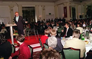 Tony Blair at the Grosvenor Hotel where he was meeting prospective members of the Labour