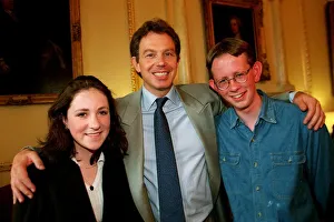 10 Downing Street Prints: Tony Blair with Michelle McCoy & Jason Hopps 27th June 1997