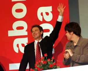 Tony Blair MP Labour Party Leader speaking at Scottish Labour Party Conference in