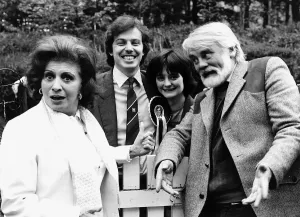 Tony Blair, parliamentary cadidate for Sedgefield Durham, with his wife Cherie Booth