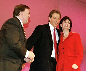 Tony Blair Prime Minister with wife Cherie September 1998