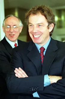 Tony Blair visit November 1998 John Wheatley College Easterhouse Glasgow with Scottish