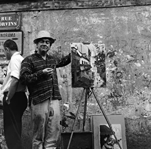 00465 Prints: Tony Hancock filming The Rebel'in Paris. 11th September 1960