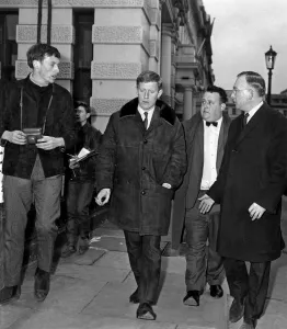 Tony Kay, Everton footballer, after leaving the Football Assoc. H. Q. April 1965 P012500