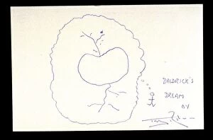 Images Dated 19th November 1997: Tony Robinson doodle November 1997 up for auction to raise money for Film