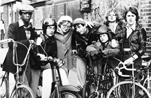 Tony Robinson and Thora Hird in a BBC TV comedy show The Boys and Mrs. B