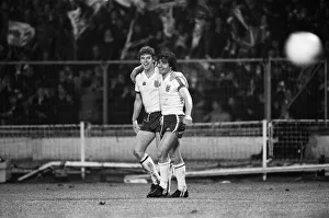 00807 Prints: Tony Woodcock and Kevin Keegan during England v Republic of Ireland