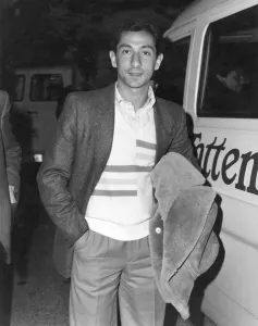 00251 Prints: Tottenham Hostpur footballer Ossie Ardiles arrives at Heathrow