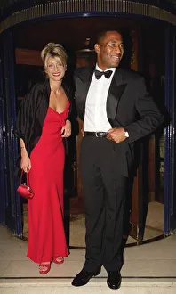 Wags Prints: Tottenham Hotpsur and England footballer Les Ferdinand with television