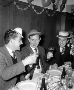 Tottenham Hotspur at their annual Christmas Party at White Hart Lane, London