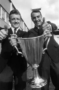 Tottenham Hotspur European Cup Winners Cup Winners May 1963 Terry Dyson & Jimmy