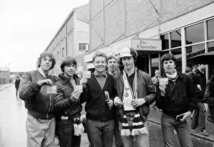 Tottenham Hotspur fans with tickets to the Cup Final replay against Manchester City