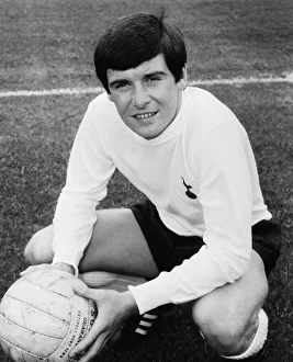 Tottenham Hotspur footballer Cyril Knowles before a pre season training session
