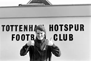 Tottenham Hotspur footballer Glenn Hoddle gives the thumbs up