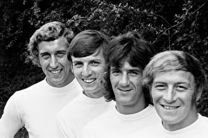 Only Young Men Prints: Tottenham Hotspur new signings left to right: Martin Chivers, Martin Peters