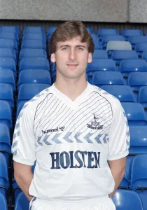 Tottenham Hotspur players pose during a photocall at White Hart Lane ahead of the 195-86