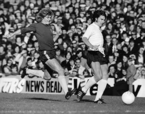 Tottenham Hotspur v Chelsea league match at White Hart Lane October 1972