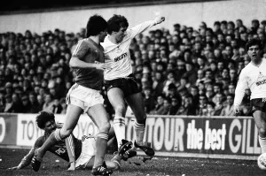 Tottenham Hotspur v Ipswich Town league match at White Hart Lane January 1984