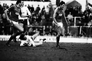Tottenham Hotspur v Ipswich Town league match at White Hart Lane January 1984