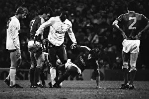 Tottenham Hotspur v Ipswich Town league match at White Hart Lane January 1984