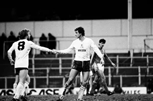Tottenham Hotspur v Ipswich Town league match at White Hart Lane January 1984