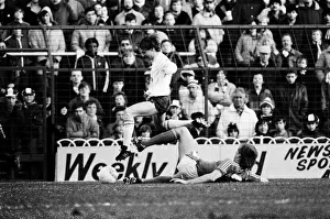 Tottenham Hotspur v Ipswich Town league match at White Hart Lane January 1984