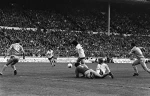 Tottenham Hotspur v Manchester City in the FA Cup Final Replay at Wembley May1981