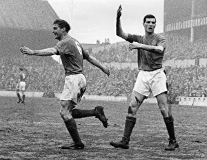 00242 Prints: Tottenham Hotspur v Portsmouth league match at White Hart Lane February 1959