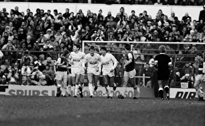 Tottenham Hotspur v Scunthorpe United FA Cup match at White Hart Lane January 1987