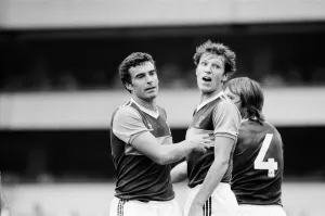 Tottenham Hotspur v West ham United league match at White Hart Lane 3rd September 1983