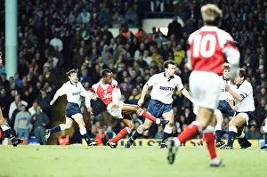 Arsenal Prints: Tottenham v Arsenal premier league match at White Hart Lane, Saturday 12th December 1992