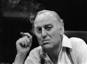 Tough cigar smoking John Thaw in Arthur Millers All my Sons
