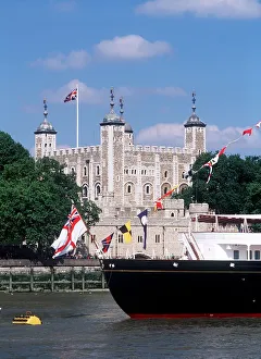 Tower of London and The Royal Yacht Britannia London, England