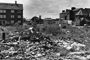 Derelict Prints: Toxteth ten years on - derelict land at the rear of the Parliament Street / Lodge Lane