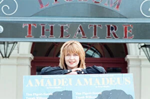Images Dated 12th September 1991: Toyah Willcox, Singer and Actress, pictured outside the Lyceum Theatre in Sheffield