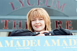 Images Dated 12th September 1991: Toyah Willcox, Singer and Actress, pictured outside the Lyceum Theatre in Sheffield